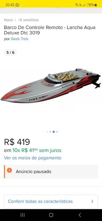 Barcos antigos para decoração,  ler - Foto 4