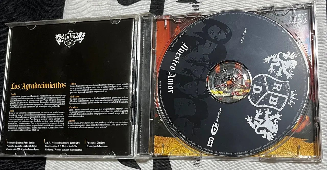 RBD - Nuestro Amor - CD Original - Foto 3