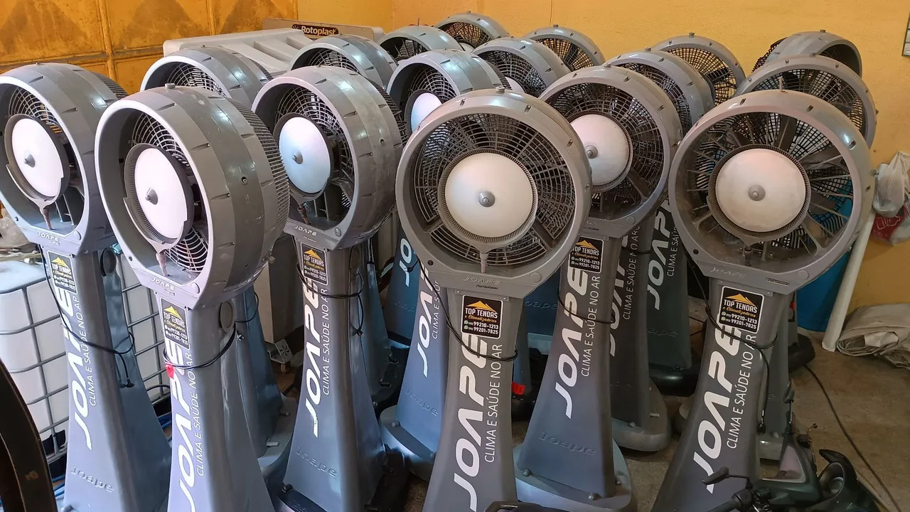Ventilador Industrial de névoa, JOAPE, ideal para eventos!