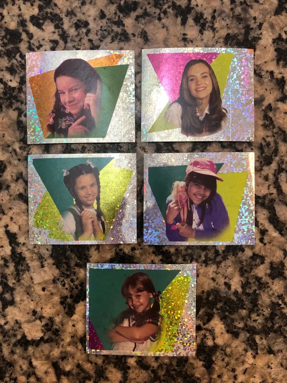 Pack com 5 Figurinhas Chiquititas 1997