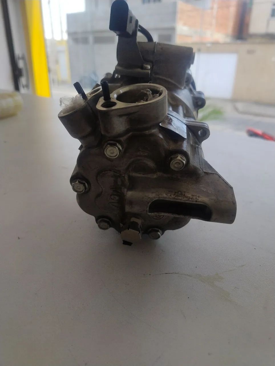 Compressor do gol/Fox/Saveiro/Voyage msi (sanden) - Foto 3