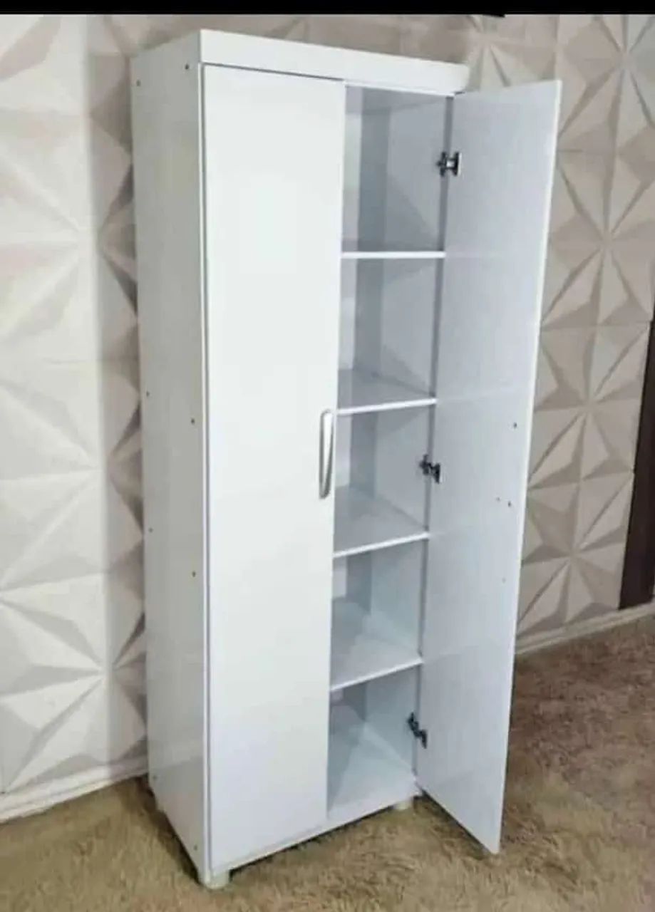 Guarda-Roupa Branco e Amadeirado - Novo! - Foto 2