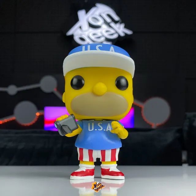 Funko POP Os Simpsons - U.S.A Homer 905, Original | Enviamos Em Todo o Brasil!  - Foto 2