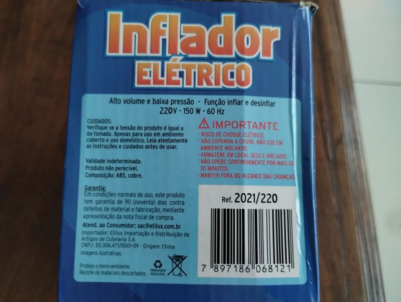 Inflador Elétrico para Colchões e Brinquedos - Foto 4