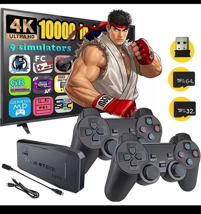 Game Stick Lite 4K - Console de jogos com centenas de jogos - Foto 2