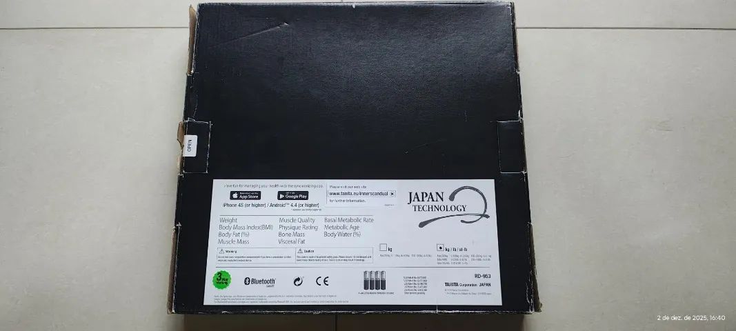 Tanita RD953, Compatível com Garmin Connect, esta balança inteligente vai te surpreender! - Foto 6