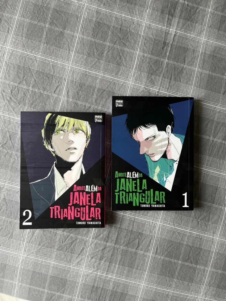 Mangá A noite além da janela triangular 1 e 2