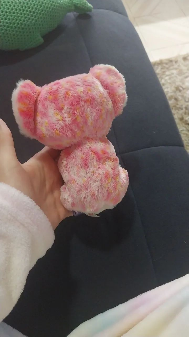beanie boo Pelúcia Koala cor de rosa - Foto 4