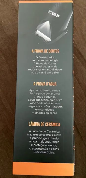 Maquina de cortar cabelo e aparador de pelos MANCLUB - Foto 2