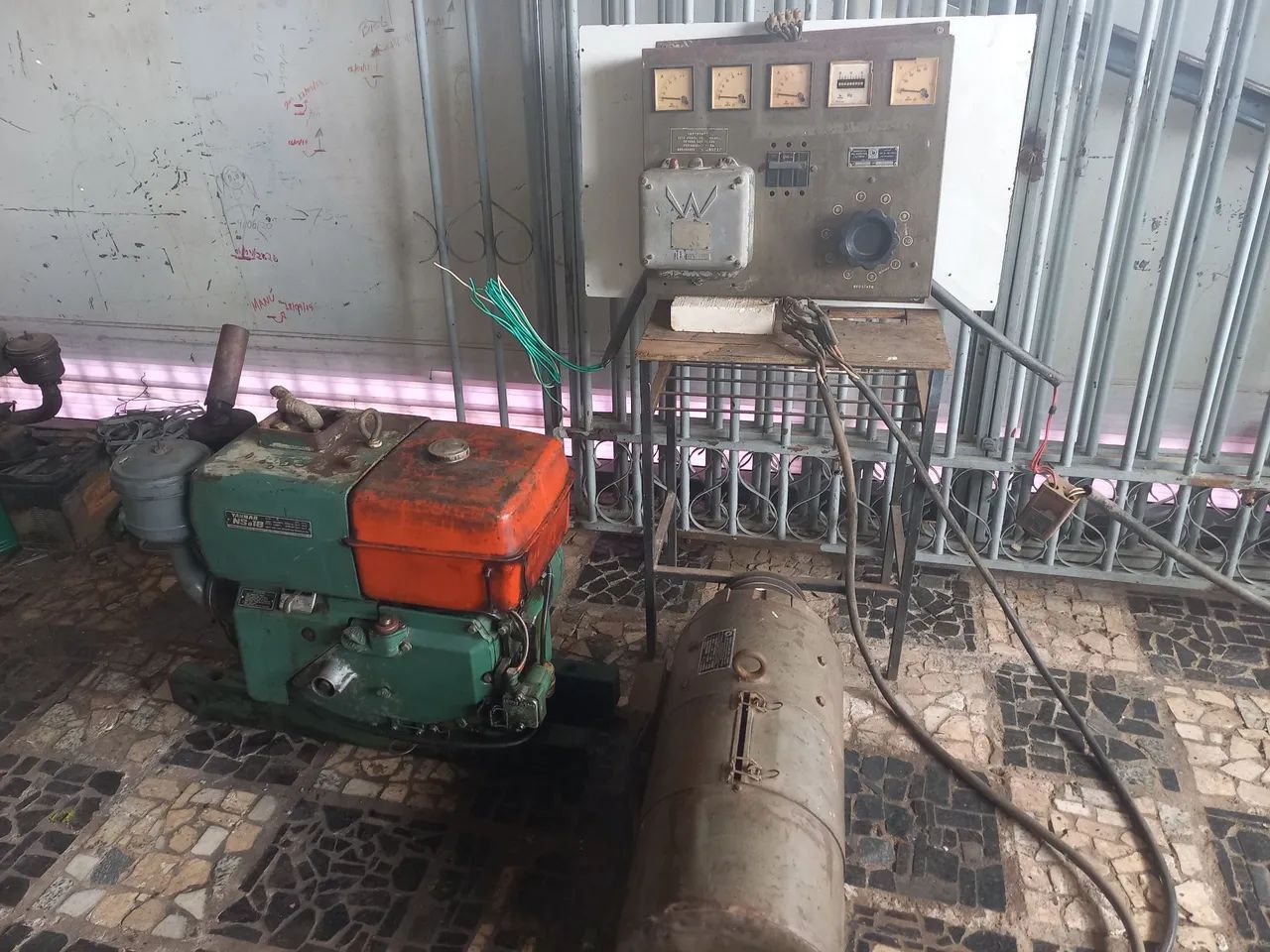 ? Gerador Trifásico 10 kVA com Motor Diesel Yanmar NSB18 ? Completo e Funcionando ?