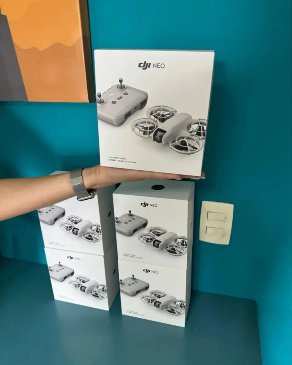 Drone Dji Neo combo Flymore - lacrado - novo - nota fiscal