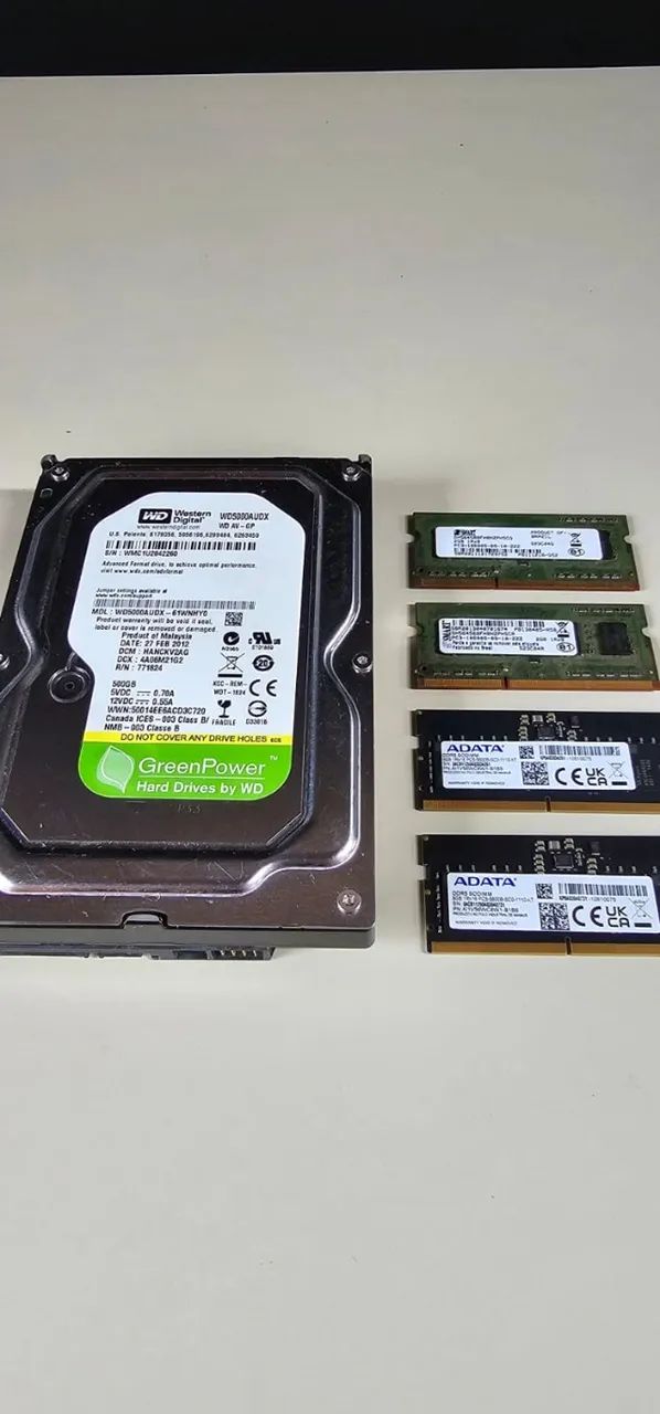 Kit de memoria Ram DDR5 E DDR3