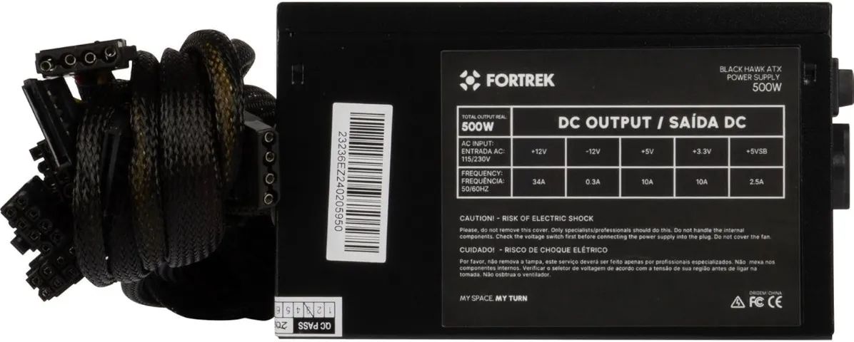 Fonte ATX 500W PFC Ativo - Foto 3