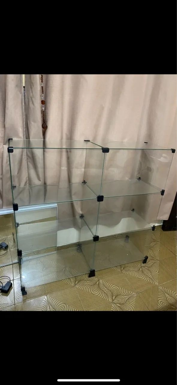 Estante de Vidro para Organização