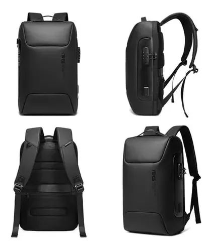 Mochila Bange Future Aesthetics Impermeável, Porta USB e Trava TSA