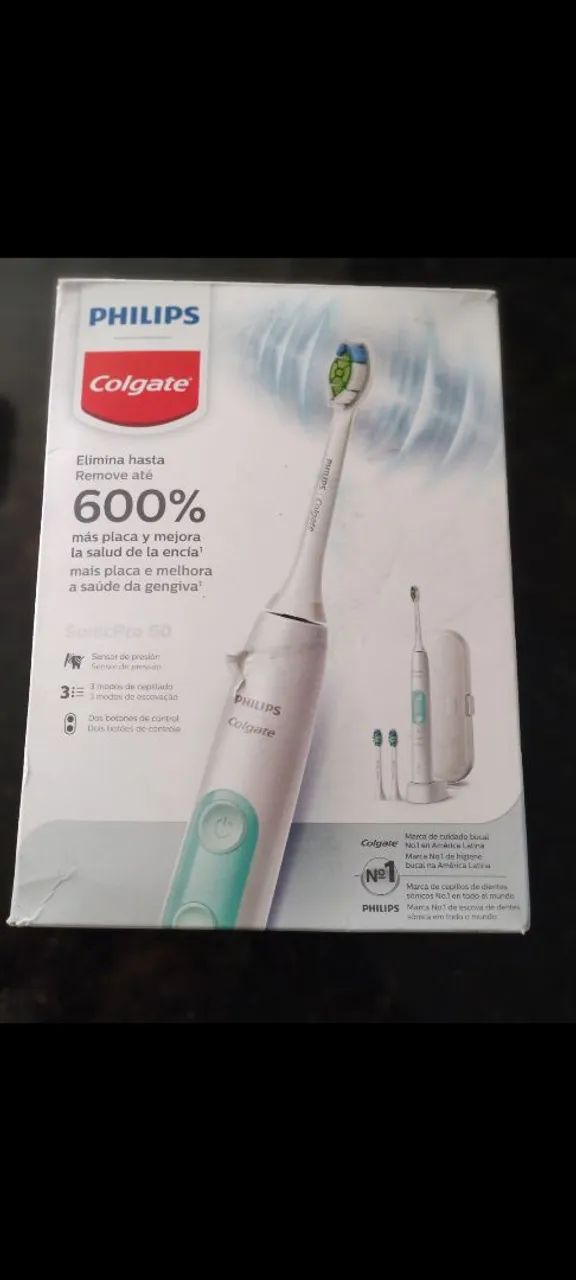 Escova Dental Elétrica Philips Colgate SonicPro 50