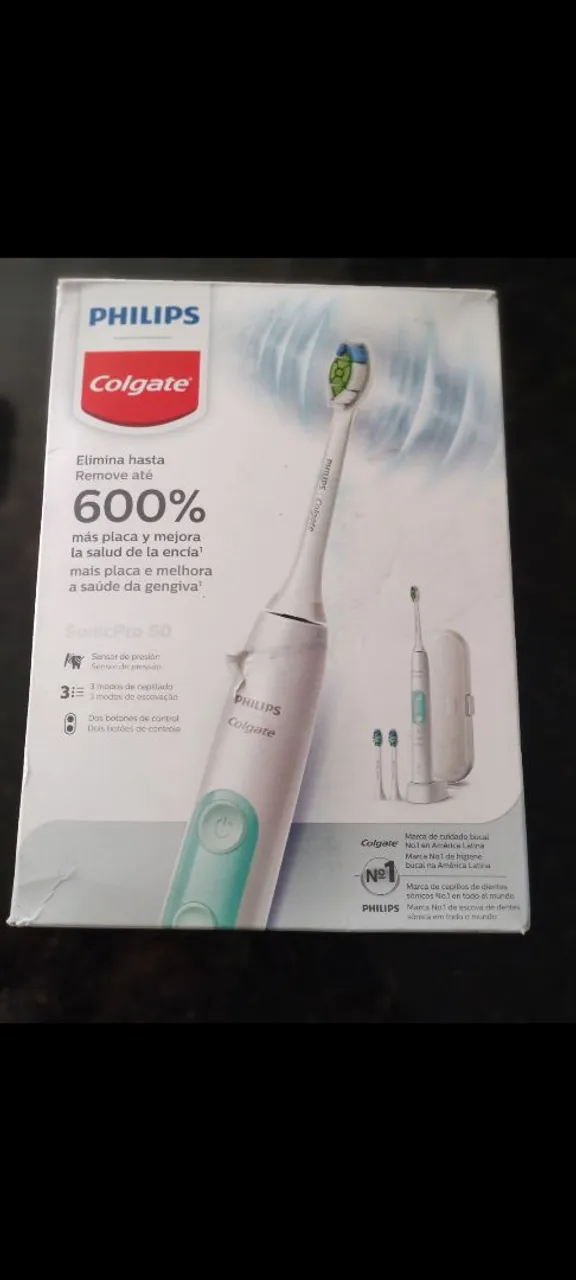 Escova Dental Elétrica Philips Colgate SonicPro 50