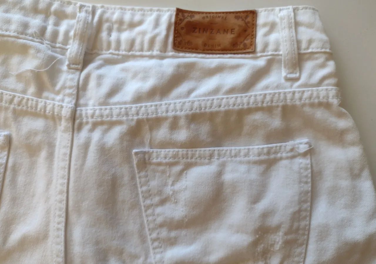 Short branco zinzane feminino  - Foto 2
