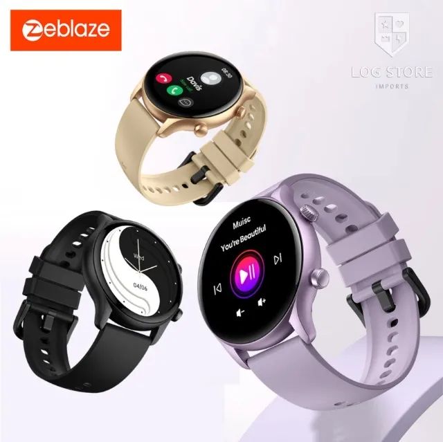 Smartwatch Zeblaze BTalk 3 Plus Preto Atende Ligações 100 Modos de Esporte - Foto 4