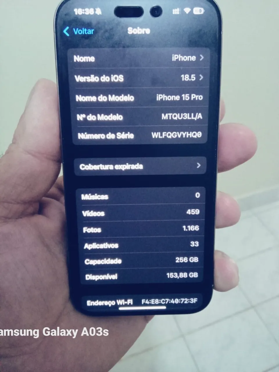 iPhone 15pro 256