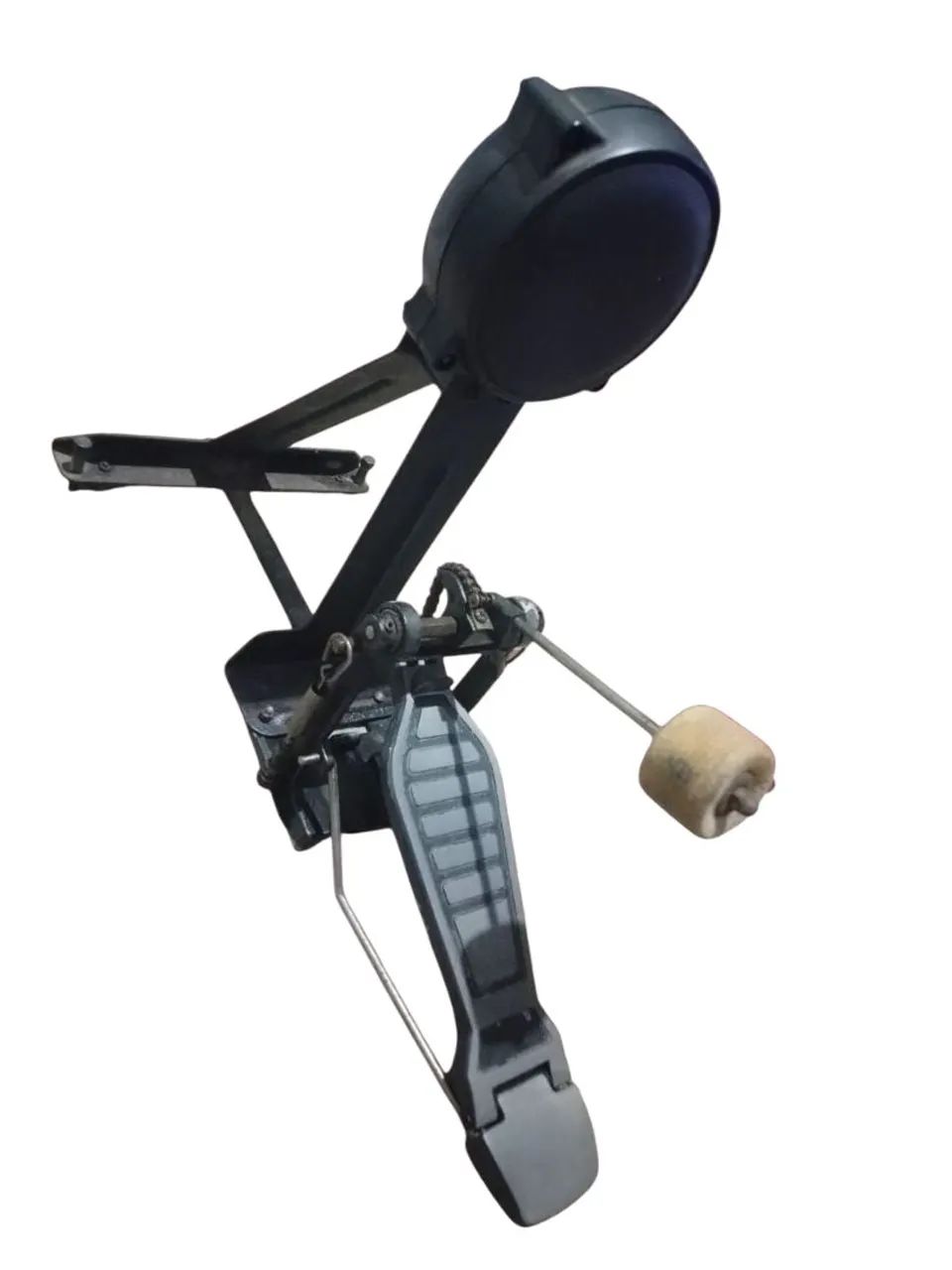 Pedal Bumbo Eletrônico Shelter SD90 SD92 Compatível Roland Alesis yamaha Turbo Drum Medeli - Foto 2