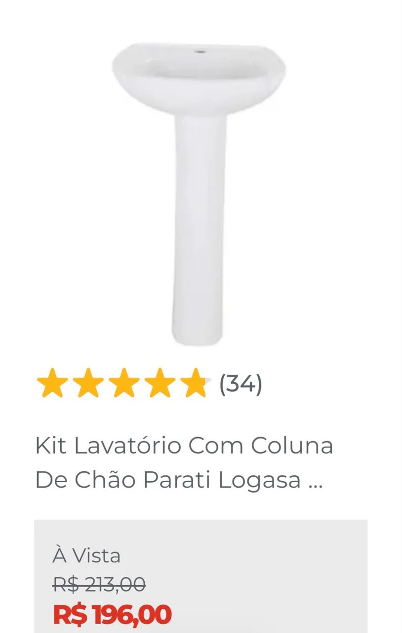 Pia de banheiro 64739442337922120