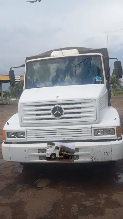 Caminhão Mercedes Benz MB 1618 Ano 1994 Truck Carroceria Graneleira - Foto 3