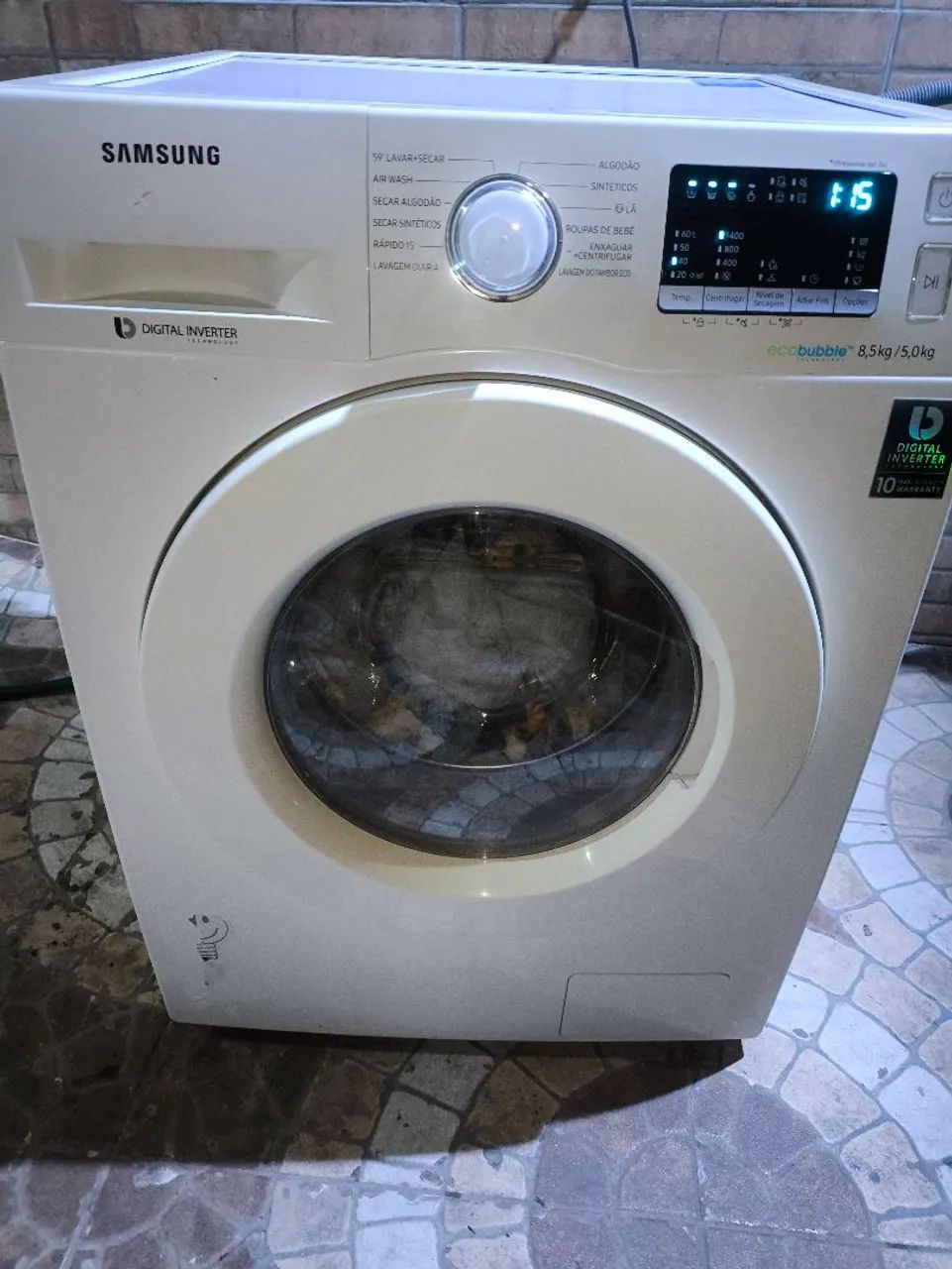 Máquina de Lavar e Secar Samsung 8,5kg EcoBubble - Foto 4
