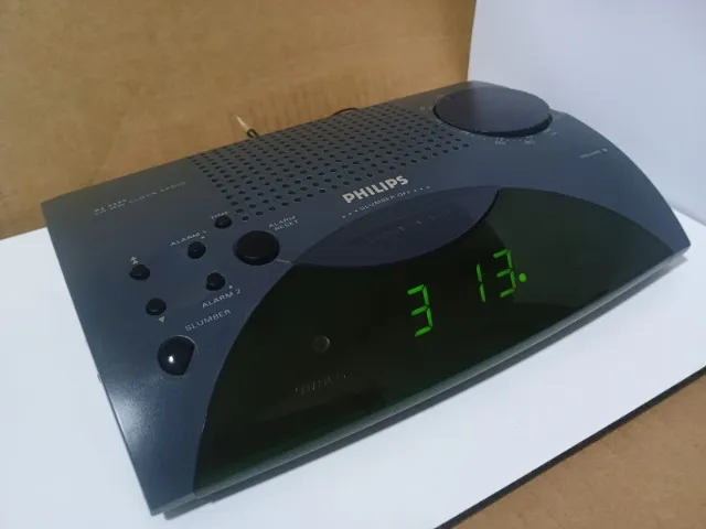 Radio Relógio Philips 220v -3w Anos 90's NOVO