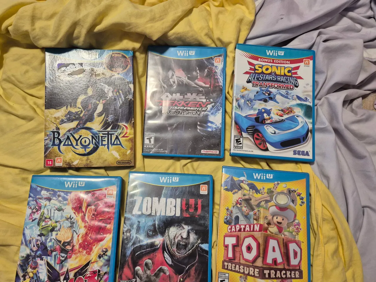 Lote de jogos para Nintendo Wii U