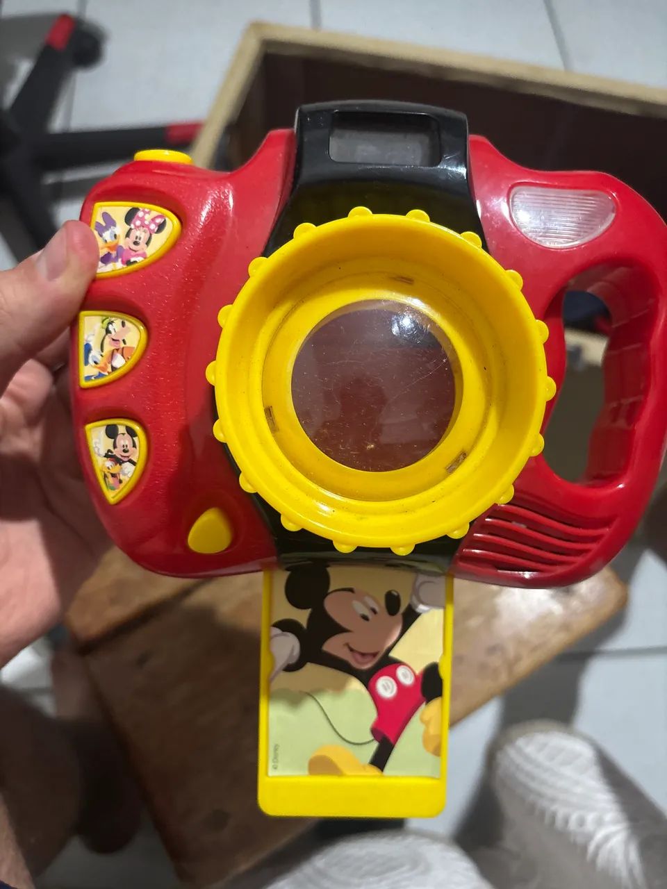 Câmera fotográfica de brinquedo Mickey e Minnie - Foto 3