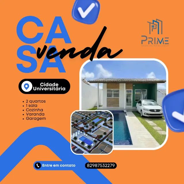 O condomínio casa com 2 quartos e varanda espaço para ampliar , tornando o ambiente 