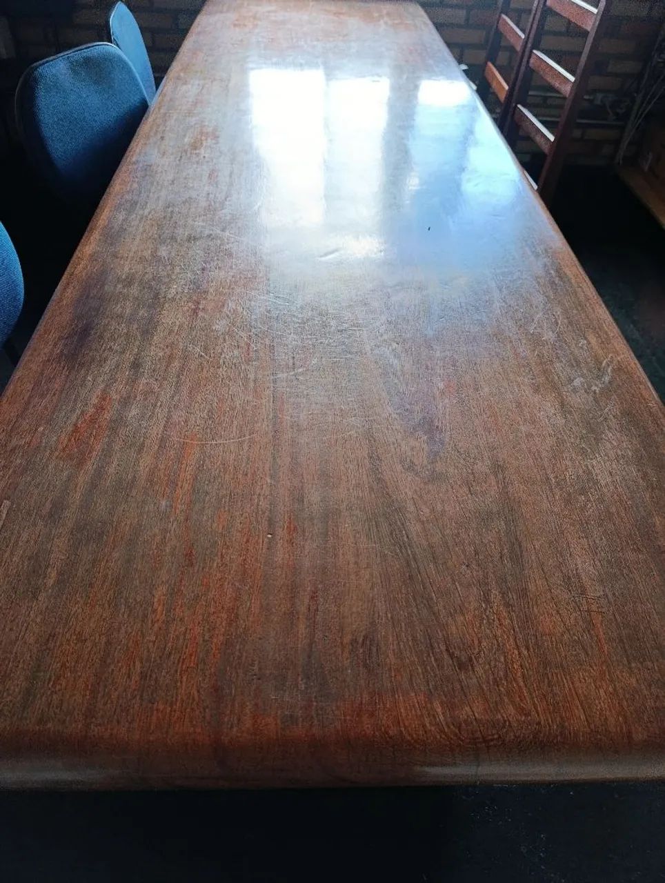 Mesa de madeira maciça angelim - Foto 2