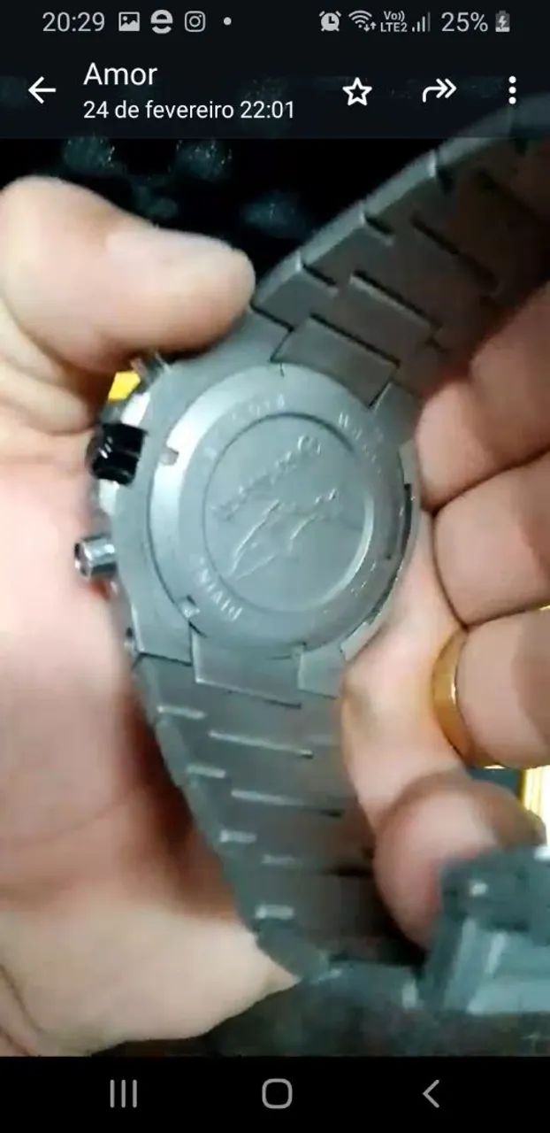 Relógio Orient sSeatech Solar Masculino em titânio  - Foto 3