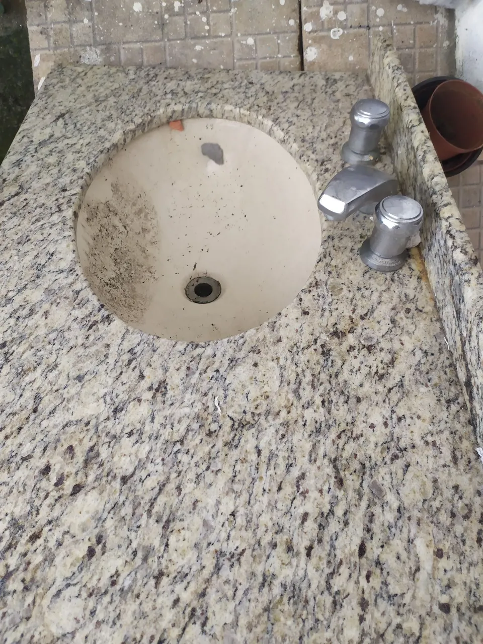 Cuba para banheiro em granito
