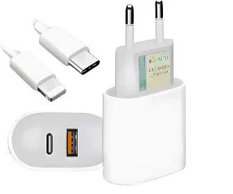 Carregador UBS e Usb-C + Cabo Tipo-C para iPhone  - Foto 4
