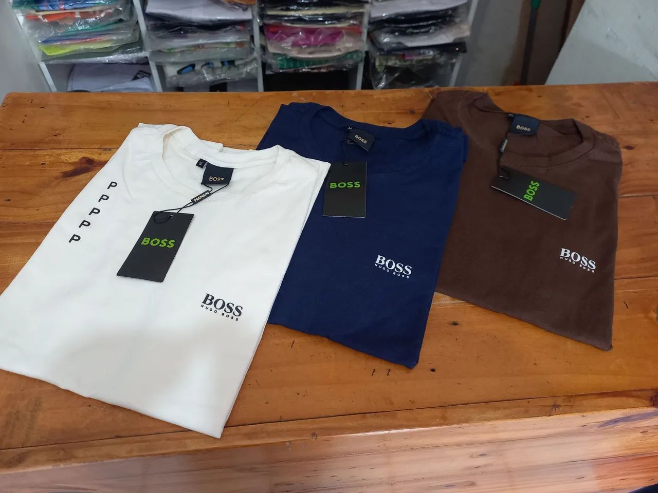 Camisetas masculina malha 40.1 peruana  - Foto 2