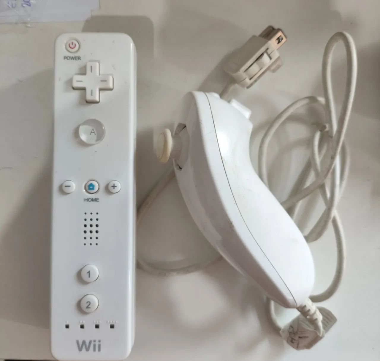 01 Wii Mote + 01 Nunchunk funcionando 