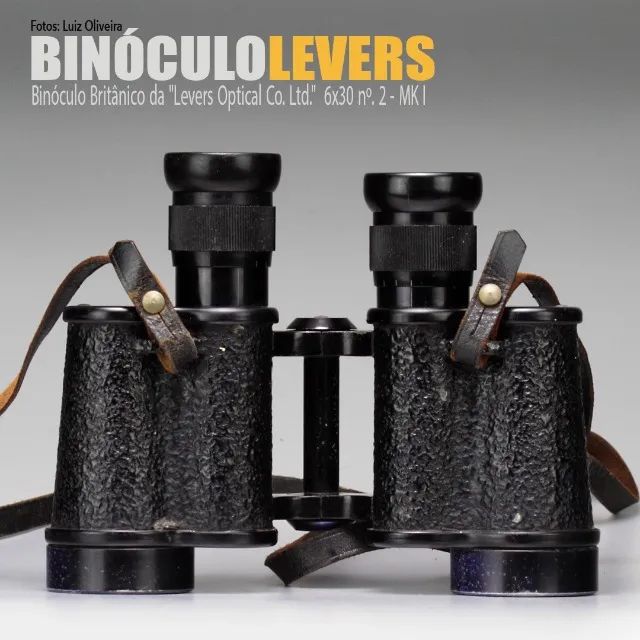 Binóculo Britânico da "Levers Optical Co. Ltd."  6x30 nº2. MK I (década 40)   - Foto 3