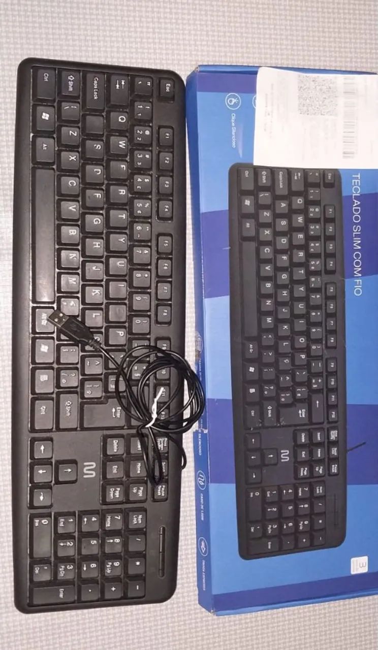 Teclado Slin com fio 