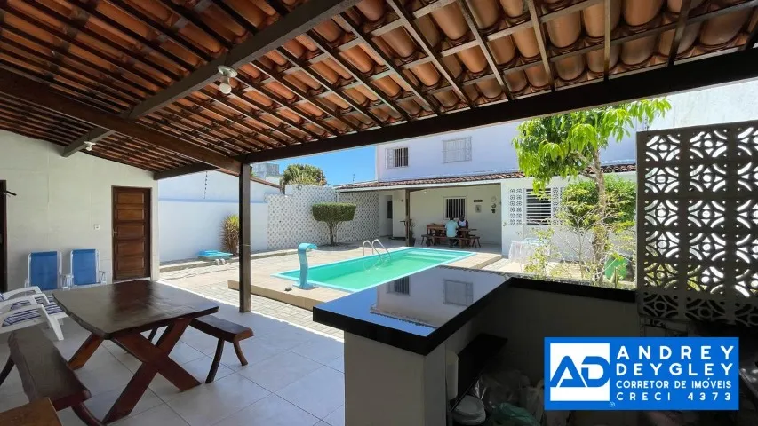 Casa 4/4 suites cond fechado - Area de lazer - Massagueira