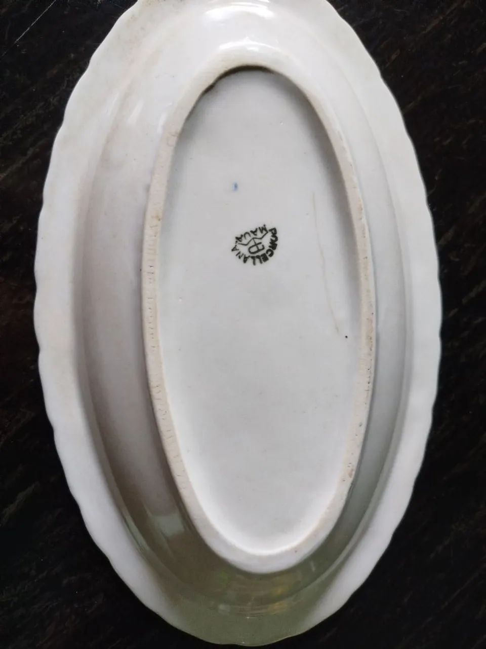 Duas travessas antigas de porcelana  (Maua) - Madein Brazil  - Foto 4