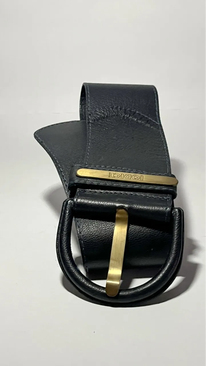 Cinto de Couro Iódice Preto