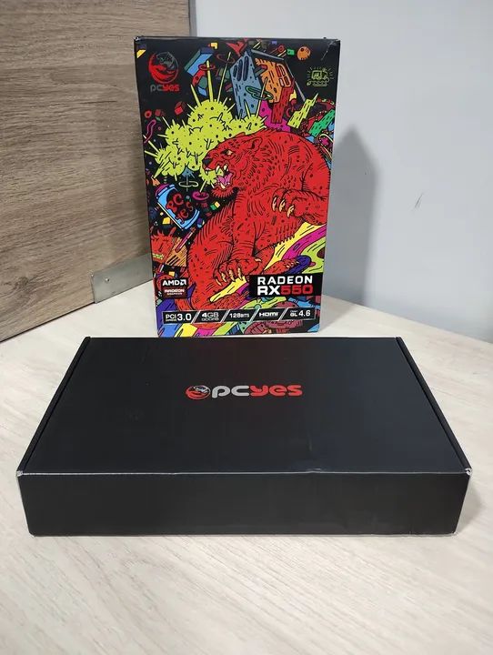 Placa de Vídeo PCYES, AMD RX550, 4GB RAM - Foto 2