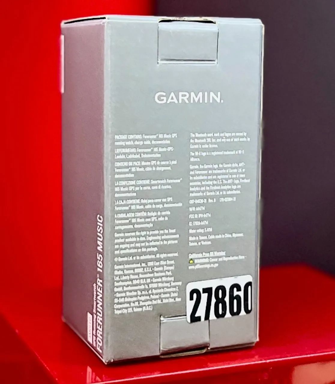 Garmin Relógio Forerunner 165 Music - 010-02863-31 - Mist Gray / Whitestone - 43MM - Novo - Foto 2