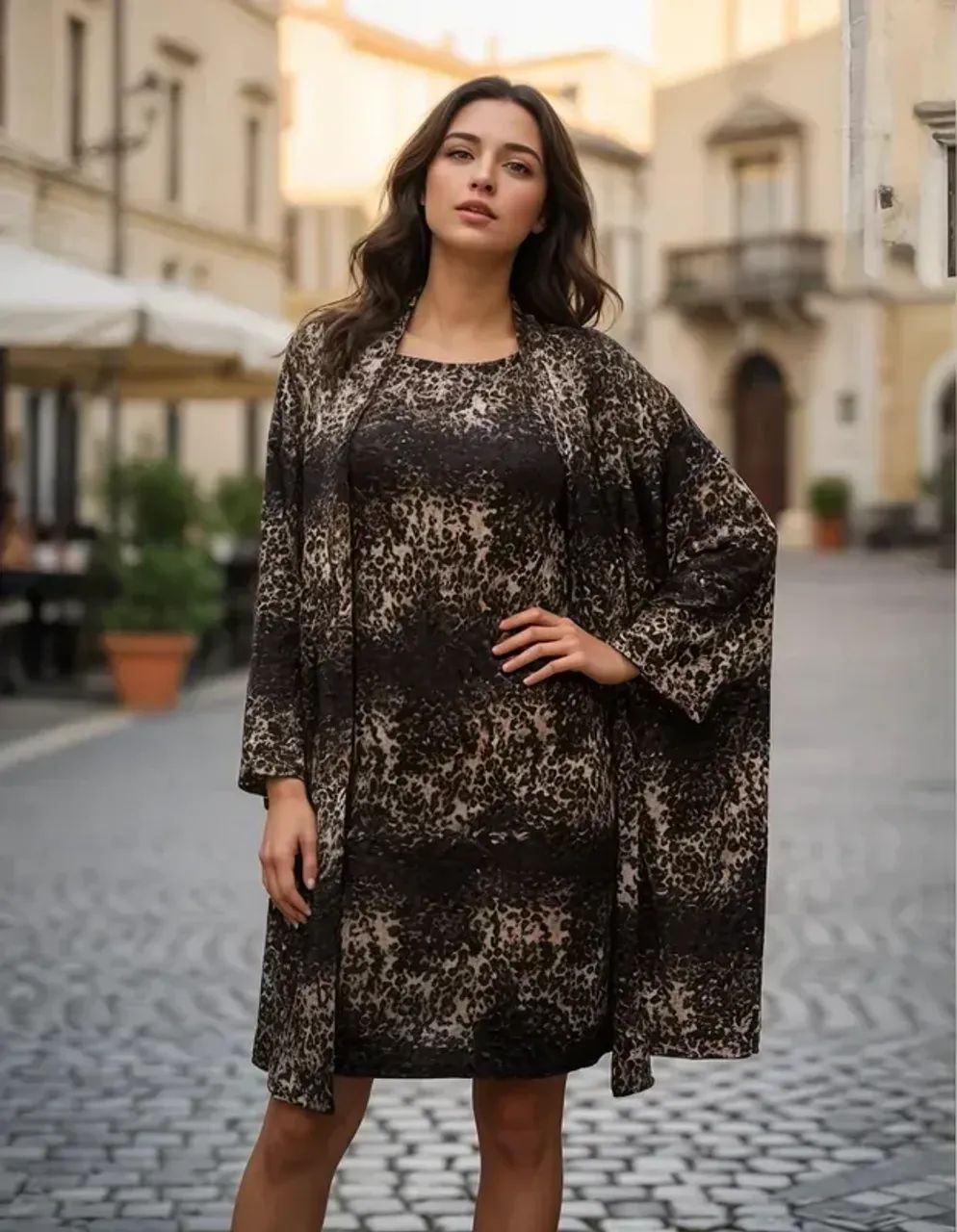 vestido estampado com encharpe da talita kume - Foto 2