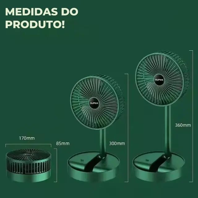 Ventilador Silencioso Bivolt Novo | 3 Velocidades | Econômico e Potente - Foto 5