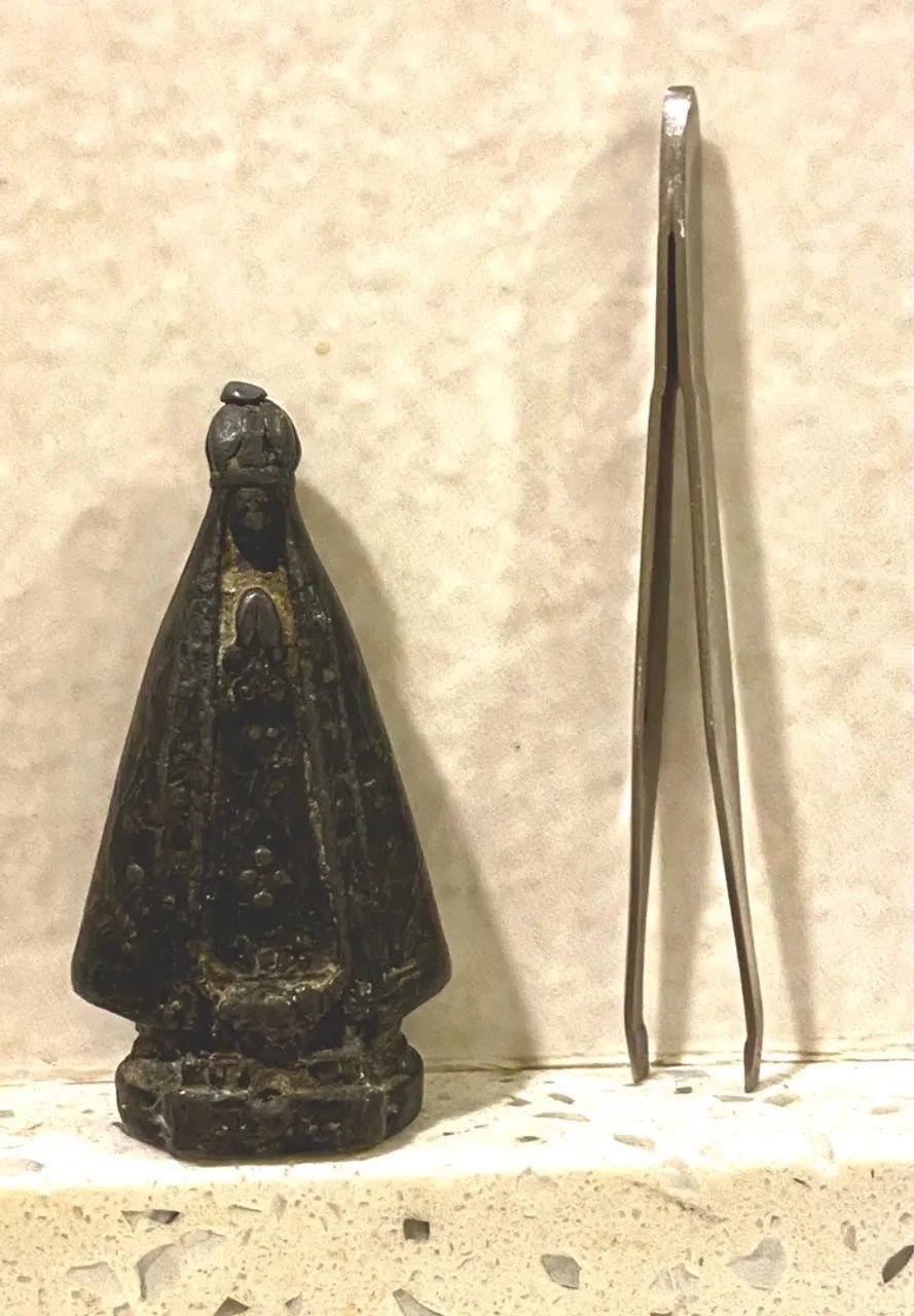 Baixou! Mini Imagem Santa, Antiga.