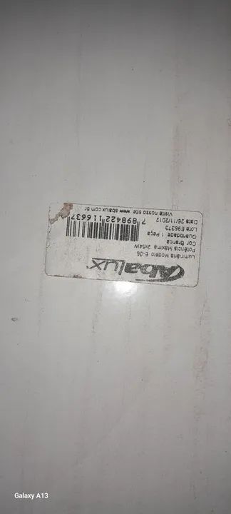 Vendo 15 luminária de teto com 2 lâmpadas - Foto 3