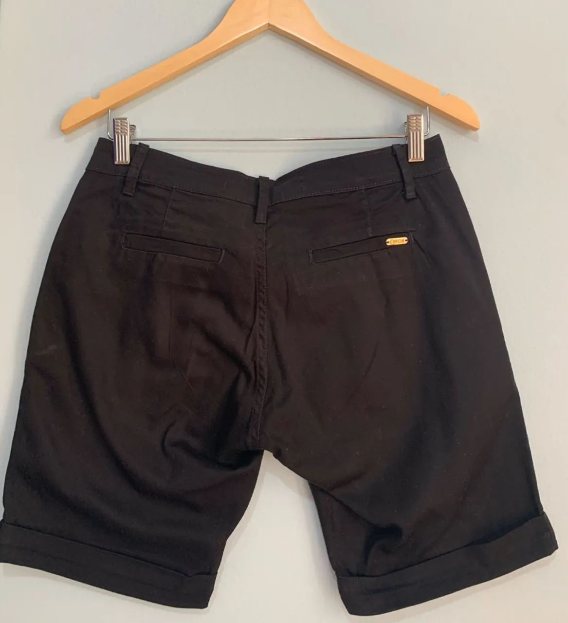 Bermuda Preta Chifon - Foto 2